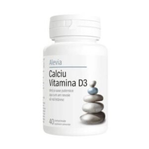 Calciu + D3 40cp Alevia
