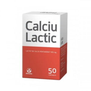 Calciu Lactic 500mg*50 Cpr Biofarm