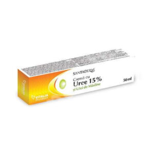Santaderm Cr.uree 15%&ulei Masline*50ml Vtl