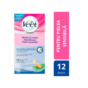 Veet Ceara Rece Benzi Piele Sensibila 12 Benzi