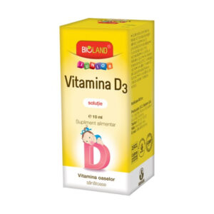 Vitamina D3 Junior Solutie X 10ml Bioland-biofarm