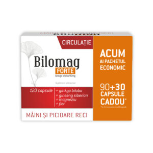 Zdrovit Bilomag Forte Circulatie X 90cps + 30cps Cadou
