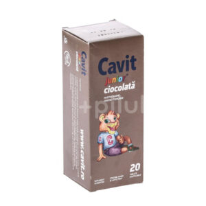 Cavit Junior Ciocolata X 20cp Biofarm