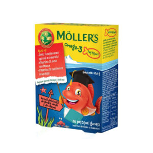 Mollers Omega 3 Pestisori Capsuni X 36 Jeleuri